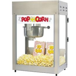 Gold Medal 2551 Titan Value Line Popper w/ 6 oz EZ Kleen Kettle & Stainless Dome, 120v