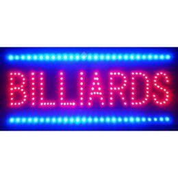 Billiards Neon Sign