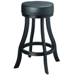 Backless Barstool Padded 30" - Black