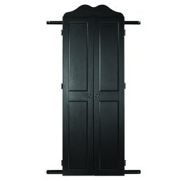 Dart Cabinet and Cue Holder - Black