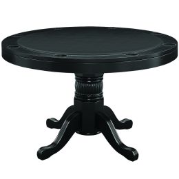 Poker Table 48" Round - Black