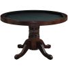 Poker Table 48" Round - Cappuccino