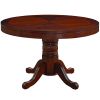 Poker Table 48" Round - Chestnut