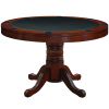 Poker Table 48" Round - Chestnut