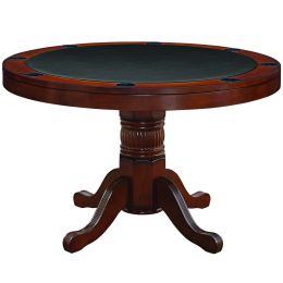 Poker Table 48" Round - Chestnut