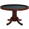Poker Table 48" Round - Chestnut