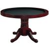 Poker Table 48" Round - English Tudor