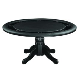 Poker Table 60" Round - Black