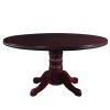 Poker Table 60" Round - English Tudor