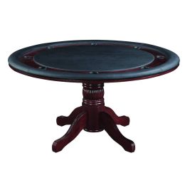 Poker Table 60" Round - English Tudor