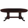 Poker Table 84" with Dining Table Top - Cappuccino