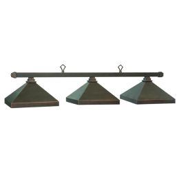 Metal Square Billiards Light - Bronze