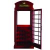 Old English Telephone Booth Bar