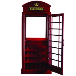 Old English Telephone Booth Bar