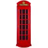 Game Room Old English Telephone Booth Cue Holder
