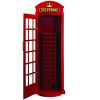 Game Room Old English Telephone Booth Cue Holder