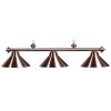 Metal Round Billiards Light - Copper