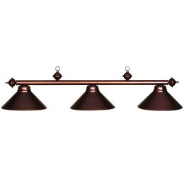 Metal Round Billiards Light - Cappuccino
