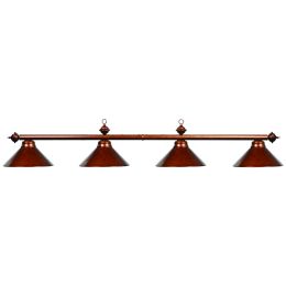 Metal Round 78" Billiards Light - Chestnut