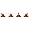 Metal Round 78" Billiards Light - English Tudor