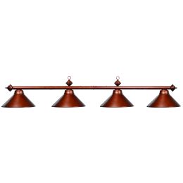 Metal Round 78" Billiards Light - English Tudor