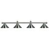 Metal Round 78" Billiards Light - Steel
