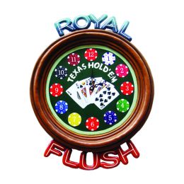 Royal Flush Clock
