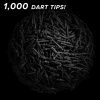 Viper Diamond Tips 2BA Black 1000Ct Soft Dart Tips