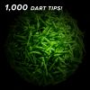 Viper Tufflex Tips III 2BA 1000Ct Soft Dart Tips Green
