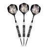 Elkadart Lone Wolf Steel Tip Darts Silver With Black Knurling 23 Grams