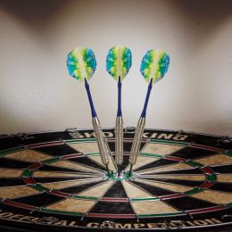 Elkadart Prism Ringed Silver Steel Tip Darts 23 Grams