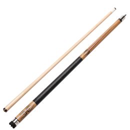 Viper Sinister Series Cue with Black/White Wrap and Brown Stain 18